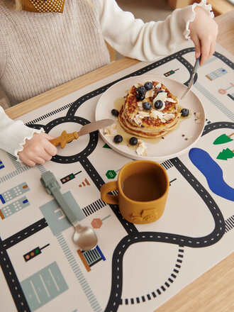 Liewood Tove Cutlery Set Blue fog mix