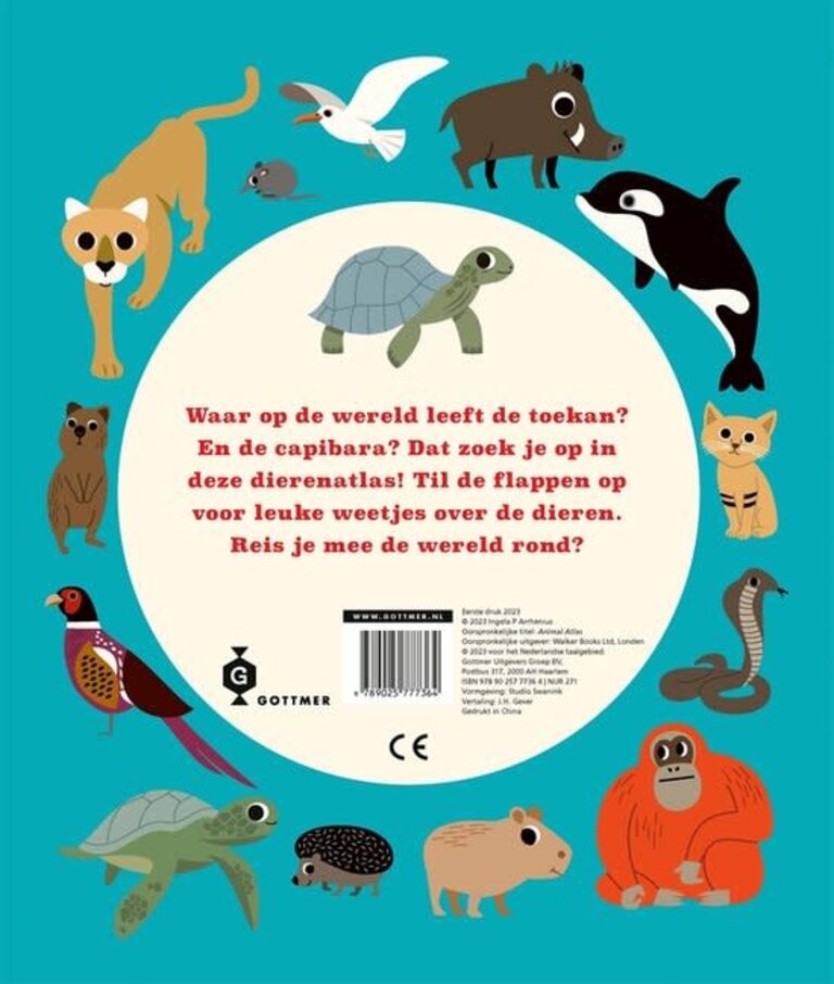 Kinderboeken De dierenatlas