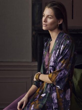 Essenza Jula Leila Kimono forest green