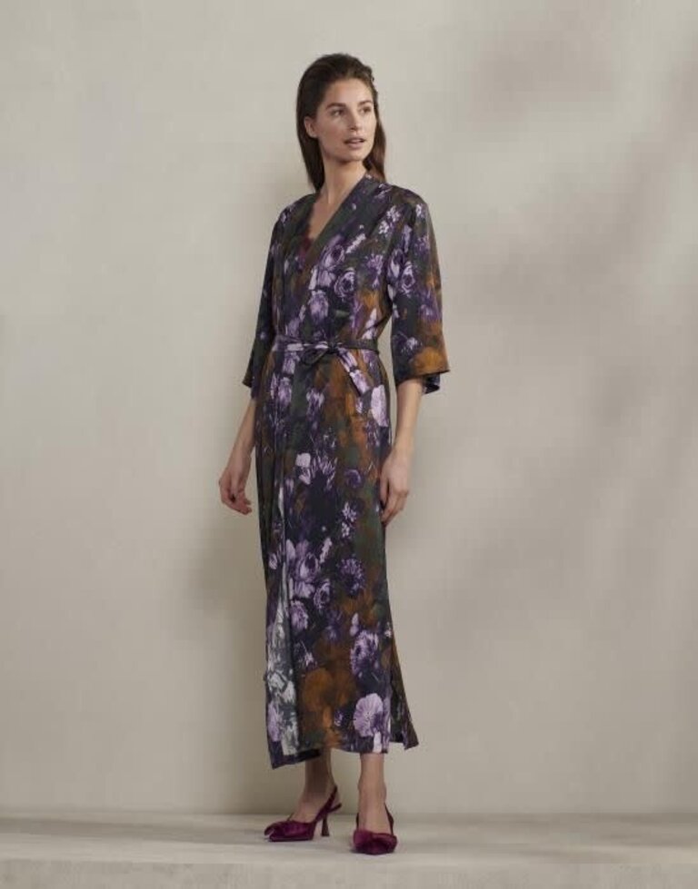 Essenza Jula Leila Kimono forest green