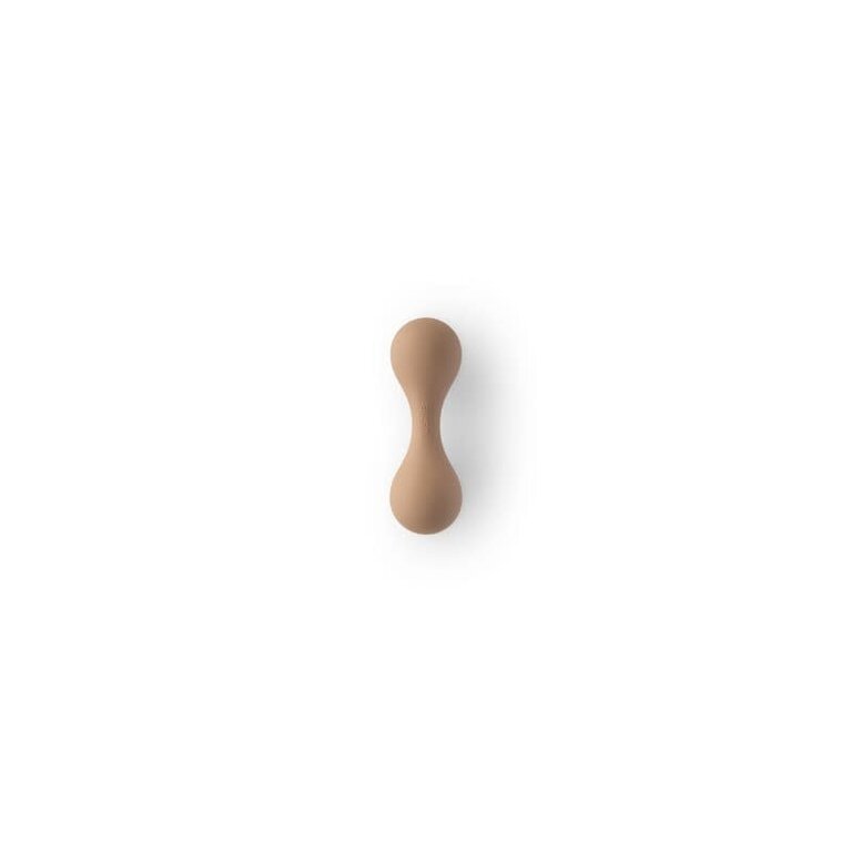 Mushie Rattle toy Silicone-Natural