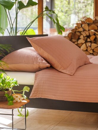 Kayori Dekbedovertrek Nani Linnen-Donkertaupe