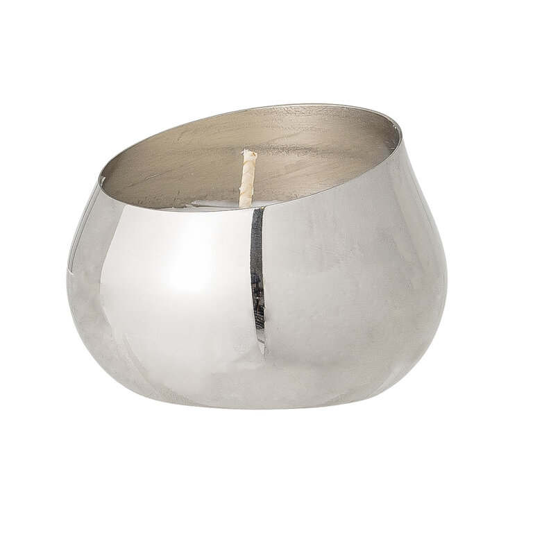 Bloomingville Verbena Scent Candle, Silver, Wax
