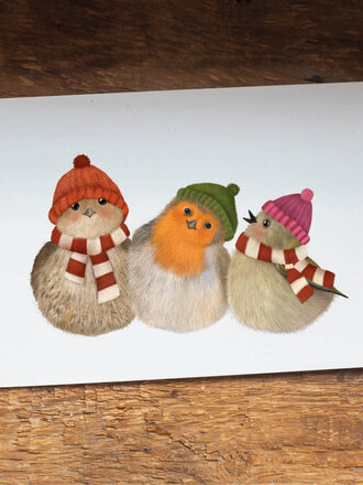 Getekenddoorzusje Three little birds A6