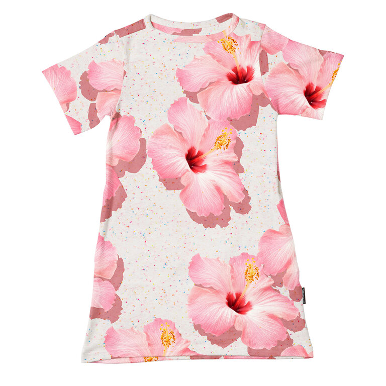 Snurk Dress Pink Hawaii