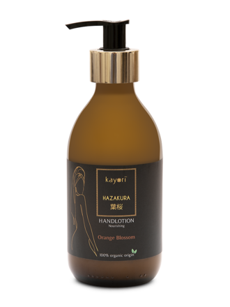 Kayori Handlotion - 250ml - Glas - Hazakura