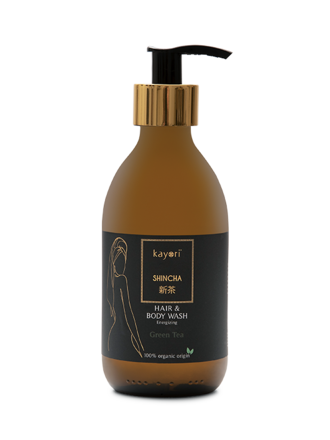 Kayori Hair & Body Wash - 250ml - Glas - Shincha
