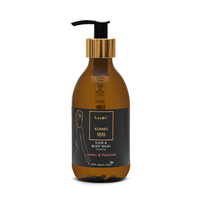 Kayori Hair & Body Wash - 250ml - Glas - Kohaku