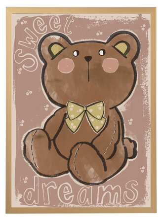 Studioloco Studio loco Poster Teddy 50 x 70 cm Studioloco Studio loco Poster Teddy 50 x 70 cm