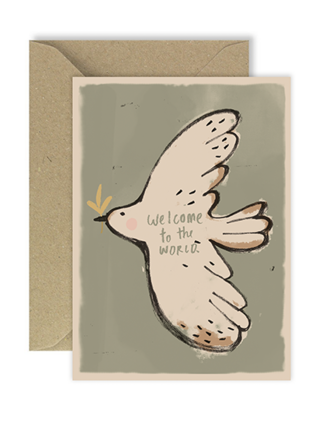 Studioloco Welcome to this world A6 kaart