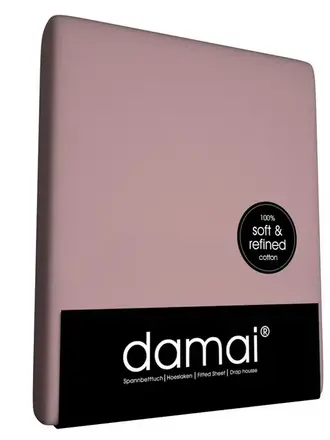 Damai Hoeslaken Katoen Mauve