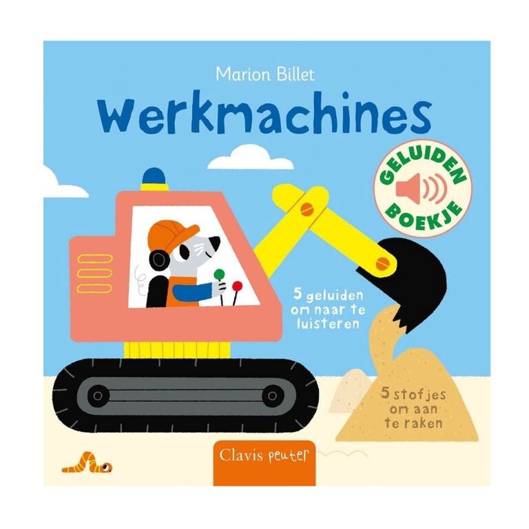 Kinderboeken Geluidenboek - Werkmachines