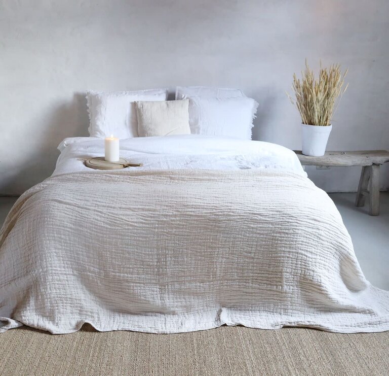 Passion For Linen Tessa-Beige Plaid 135x280cm