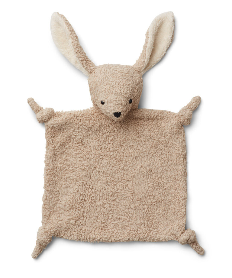 Liewood Lotte cuddle cloth Rabbit Pale Grey