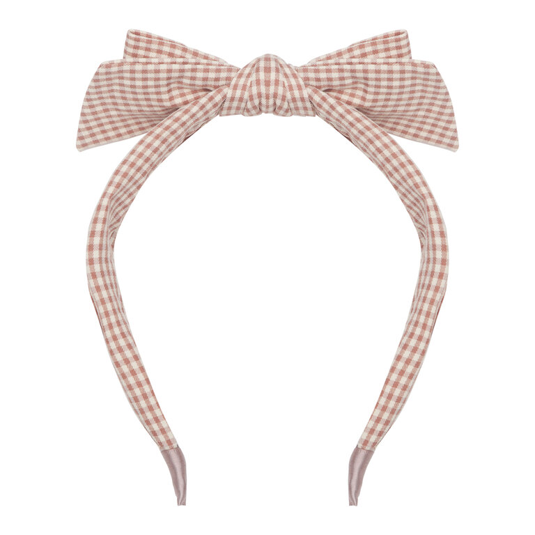 Mimi & Lula Edie bow Alice band - brown