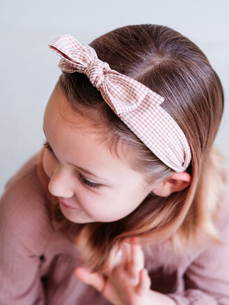 Mimi & Lula Edie bow Alice band - brown