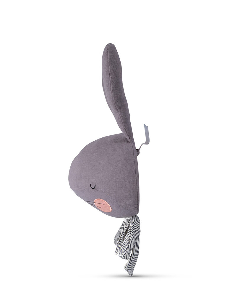 Picca Loulou Rabbit Robin Head Grey - 32 cm
