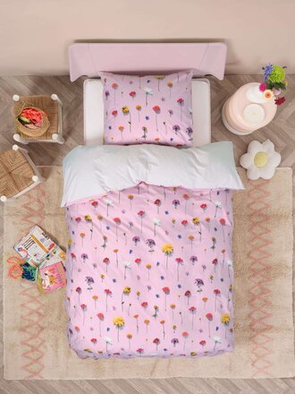 Snurk Dekbedovertrek Bloom Pink Snurk Dekbedovertrek Bloom Pink