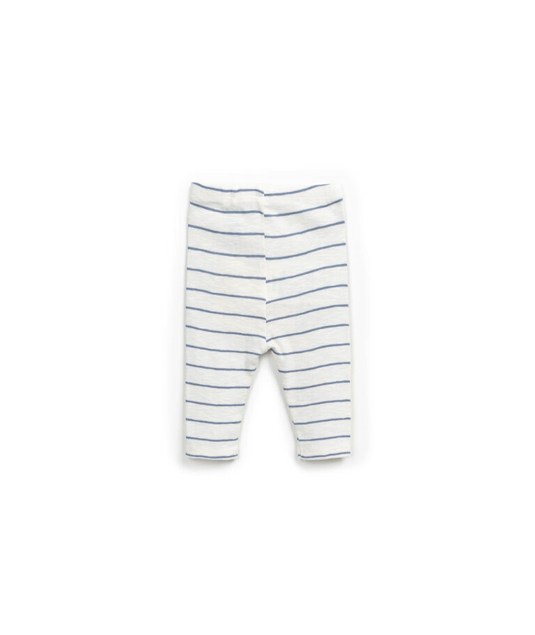 Play Up Striped Rib Legging-Sea