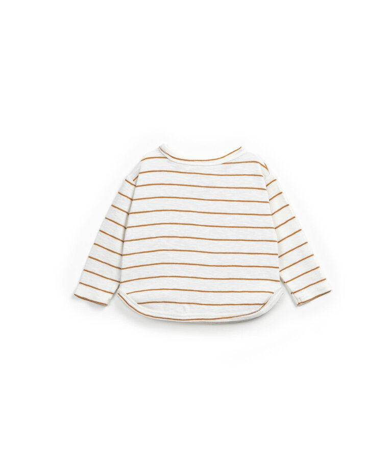 Play Up Striped Rib Flamé Shirt-Vanessa