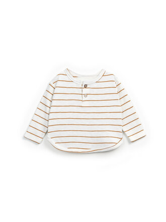 Play Up Striped Rib Flamé Shirt-Vanessa