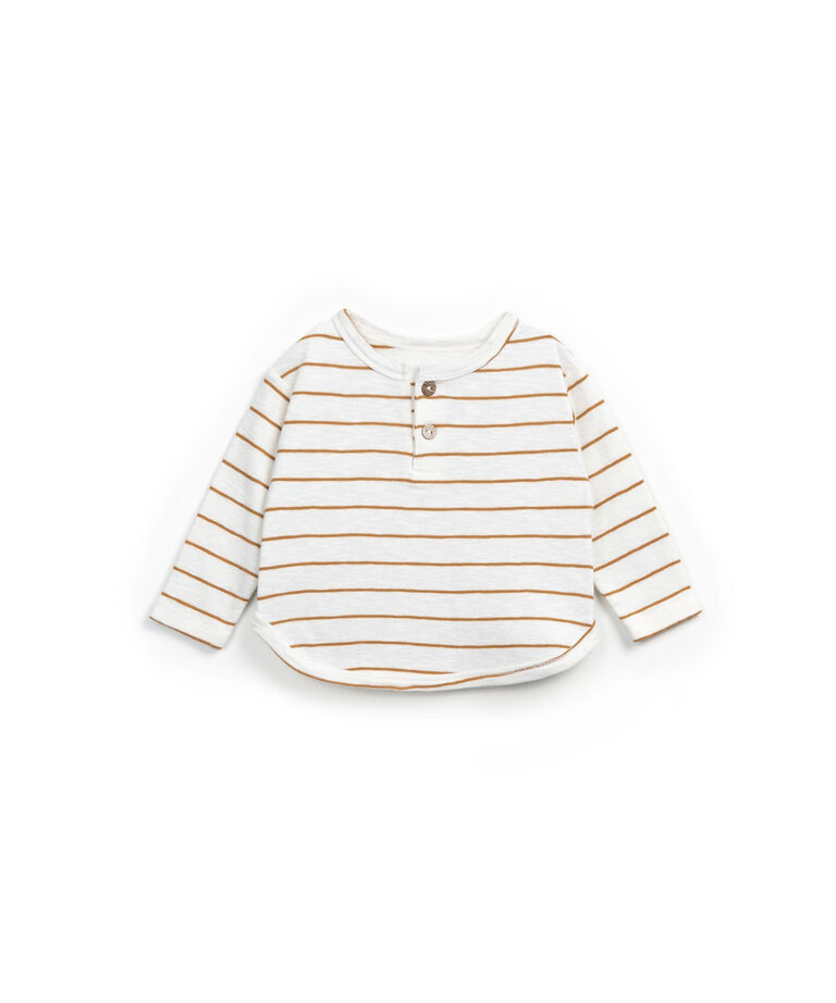 Play Up Striped Rib Flamé Shirt-Vanessa