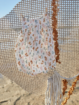 Play Up Printed Woven Jumpsuit-Fiber Algas