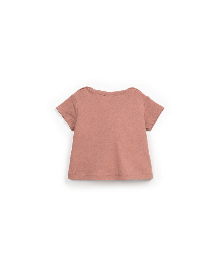 Play Up Jersey T-shirt-Coral