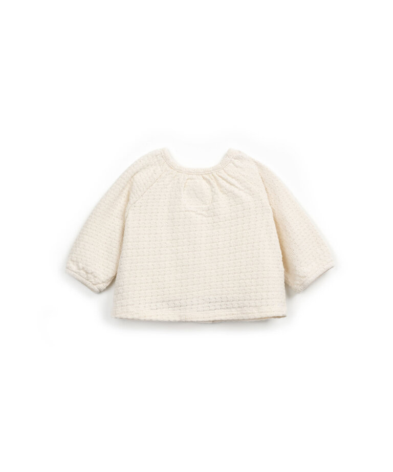 Play Up Jersey Jacuard Cardigan-Fiber