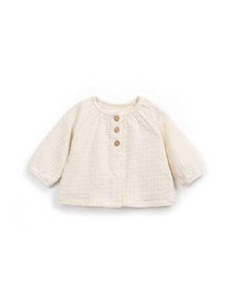 Play Up Jersey Jacuard Cardigan-Fiber