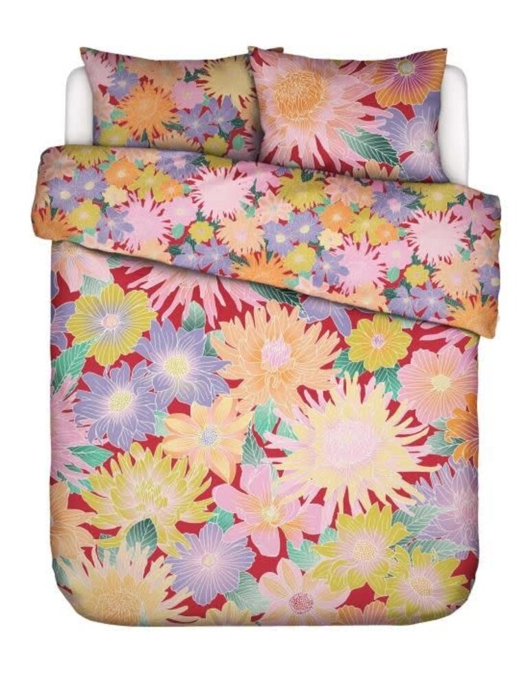 Essenza Flower fling Duvet cover-Bright white