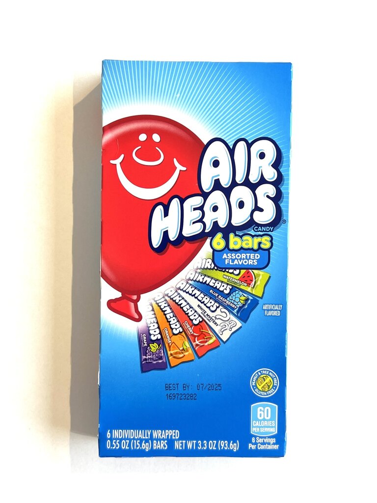Zoet Airheads 6 bars