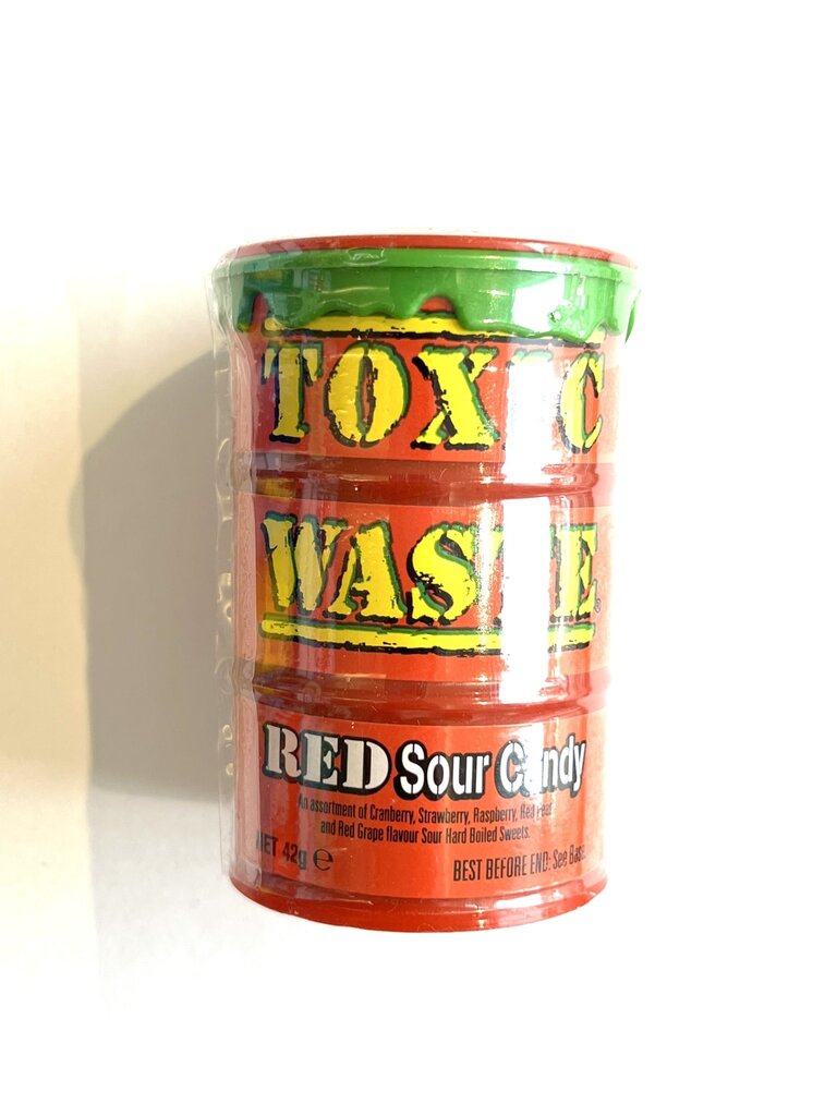 Zoet Toxic Waste Red Sour Candy