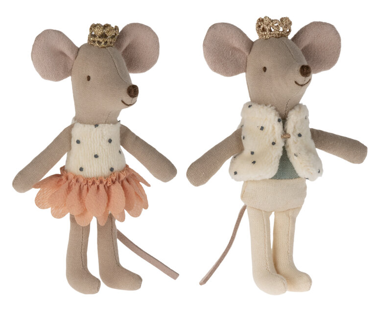 Maileg Royal Twins Mice Littele Sister And Brother In Box