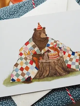 Getekenddoorzusje Dieren Partijtje A6