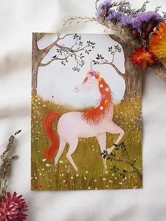 Getekenddoorzusje Unicorn A6