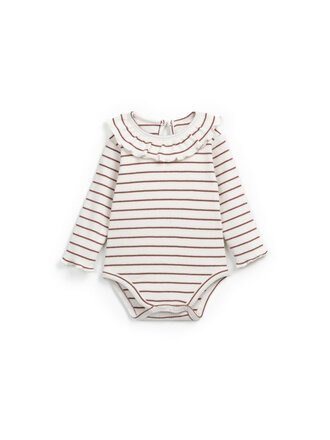 Play Up Striped Rib Body-Firewood