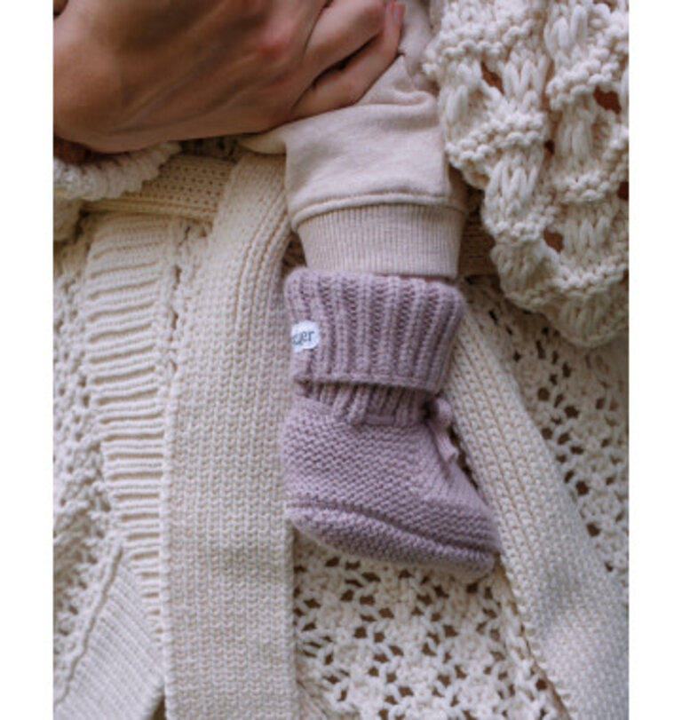 Lodger Slipper Merino Wool Rose