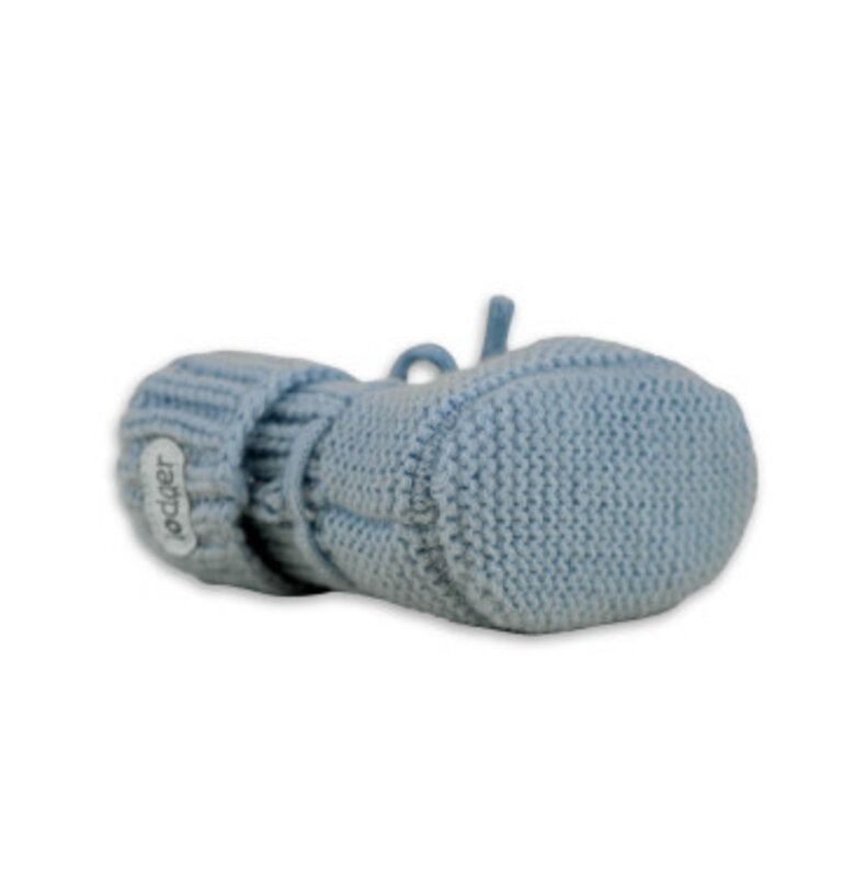 Lodger Slipper Merino Wool Blue Fogg