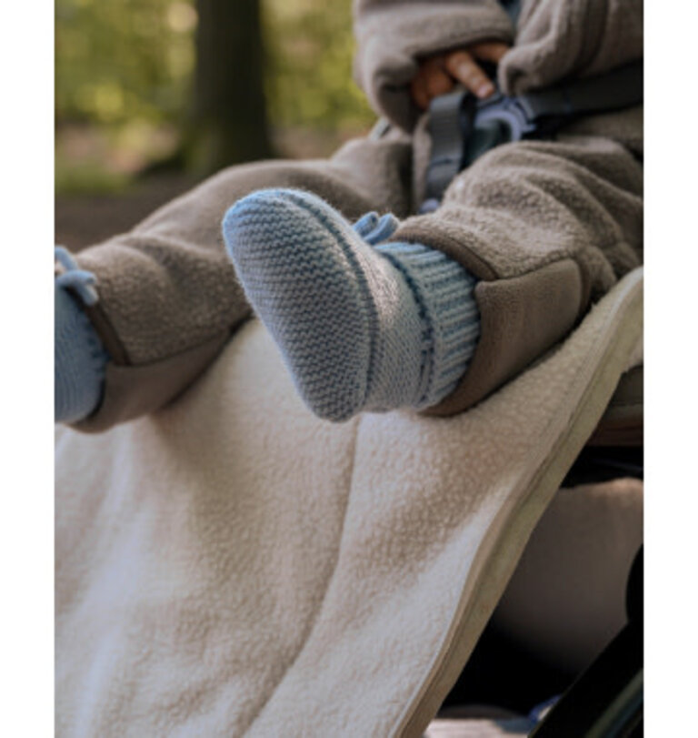 Lodger Slipper Merino Wool Blue Fogg