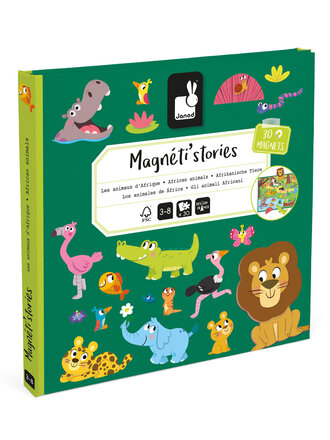 Janod Magneti Stories Afrikaanse dieren