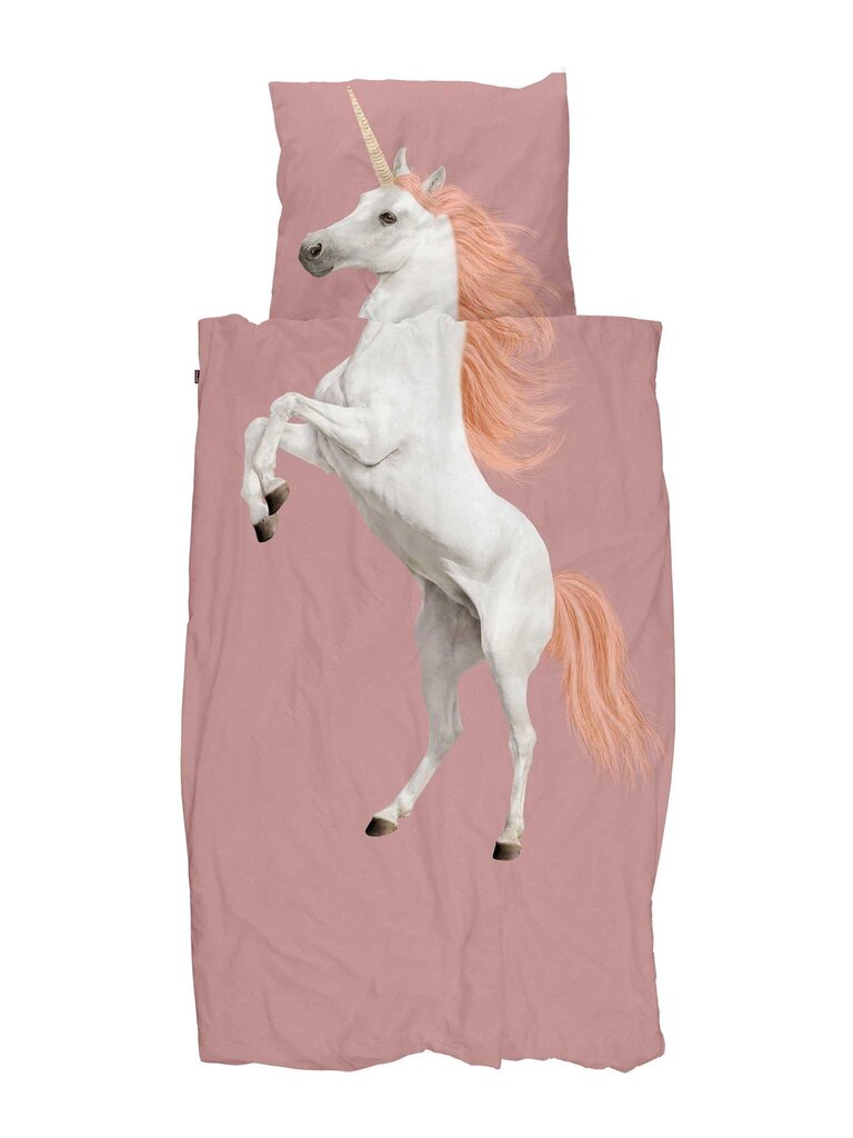 Snurk Dekbedovertrek Unicorn Dusty Pink