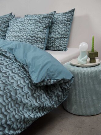 Snurk Dekbedovertrek Twirre Mineral Blue Snurk Dekbedovertrek Twirre Mineral Blue