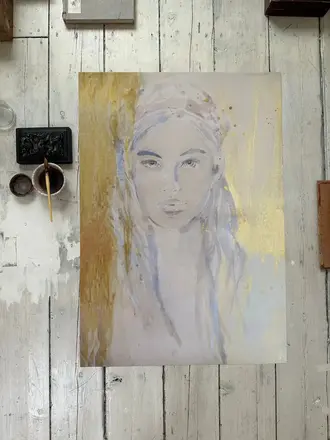 Tinystories LUMIERE DOREE-Fine art print 70x100cm