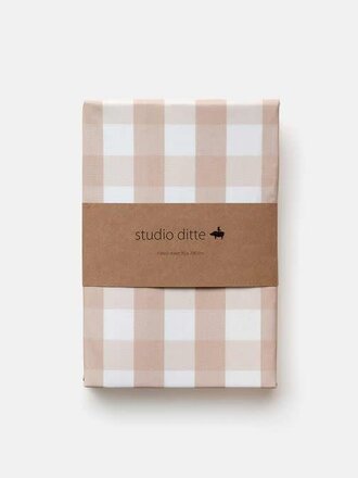 Studio Ditte Hoeslaken Ruit Nude