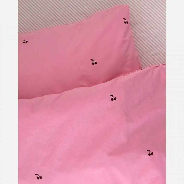 Studio Ditte Hoeslaken Streepjes Lichtroze