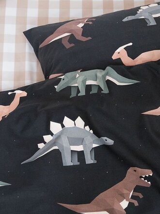 Studio Ditte Dekbedovertrek Dinosaurus donker