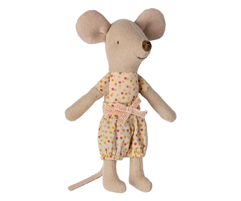 Maileg Little sister mouse in matchbox