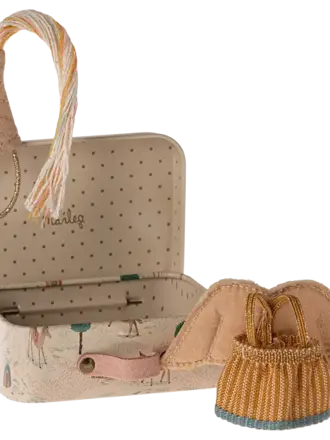Maileg Fairy clothes in suitcase, little sister mouse