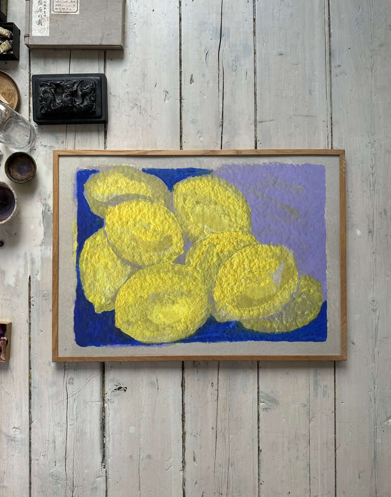 Tinystories CITRONS A LINDIGO-Fine art print A4